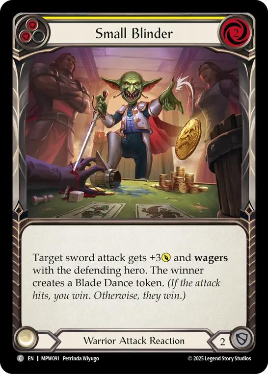Small Blinder (Yellow) [MPW091] (Mastery Pack Warrior)