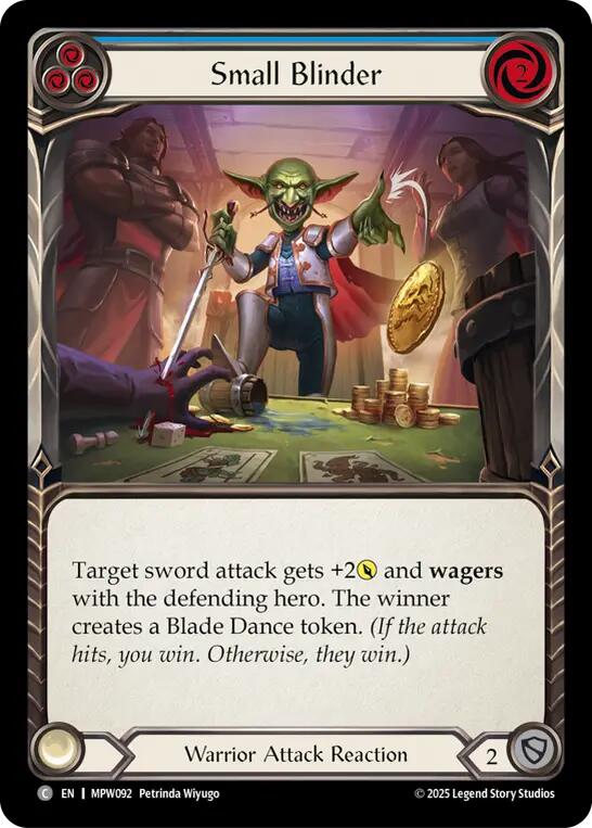 Small Blinder (Blue) [MPW092] (Mastery Pack Warrior)