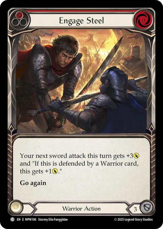 Engage Steel (Red) [MPW106] (Mastery Pack Warrior)