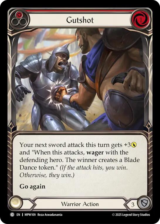 Gutshot (Red) [MPW109] (Mastery Pack Warrior)