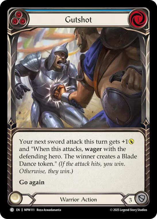 Gutshot (Blue) [MPW111] (Mastery Pack Warrior)