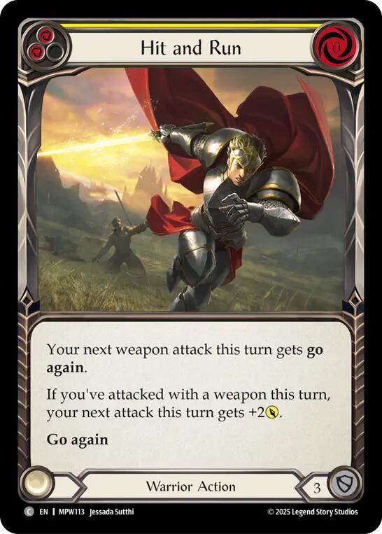 Hit and Run (Yellow) [MPW113] (Mastery Pack Warrior)
