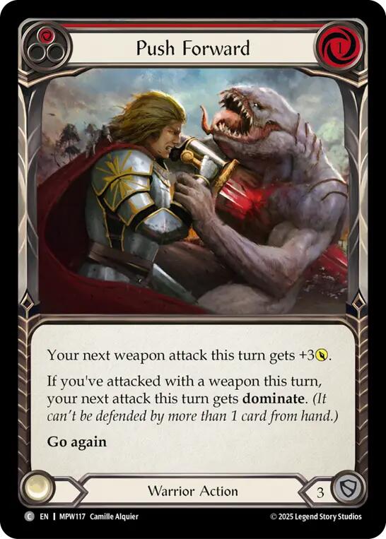 Push Forward (Red) [MPW117] (Mastery Pack Warrior)