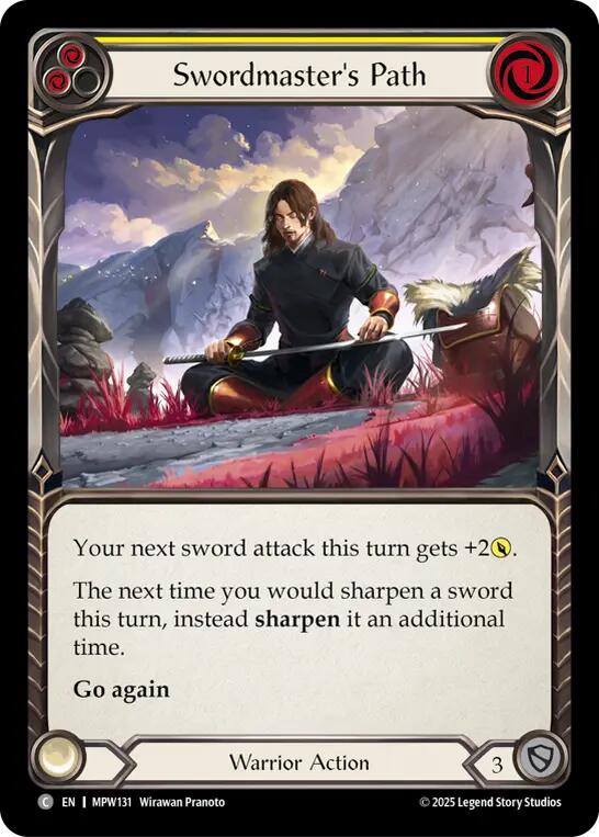 Swordmaster's Path (Yellow) [MPW131] (Mastery Pack Warrior)
