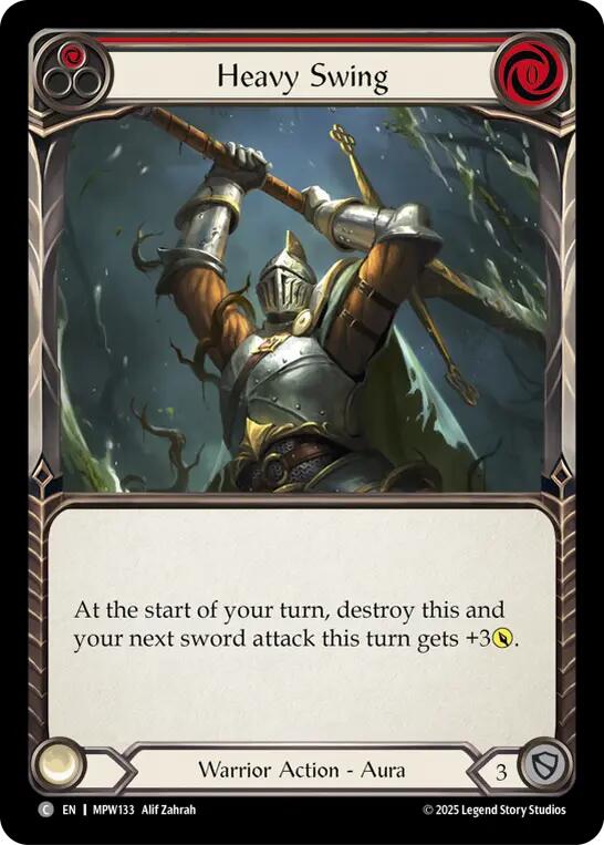 Heavy Swing (Red) [MPW133] (Mastery Pack Warrior)