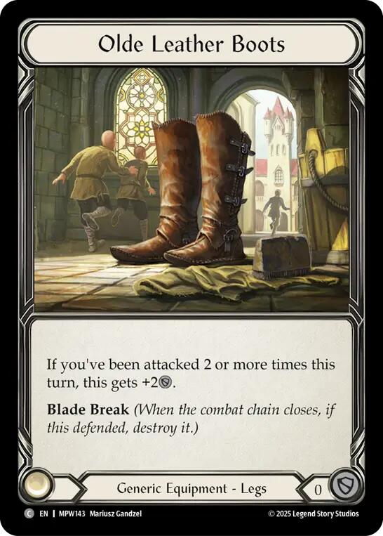 Olde Leather Boots [MPW143] (Mastery Pack Warrior)