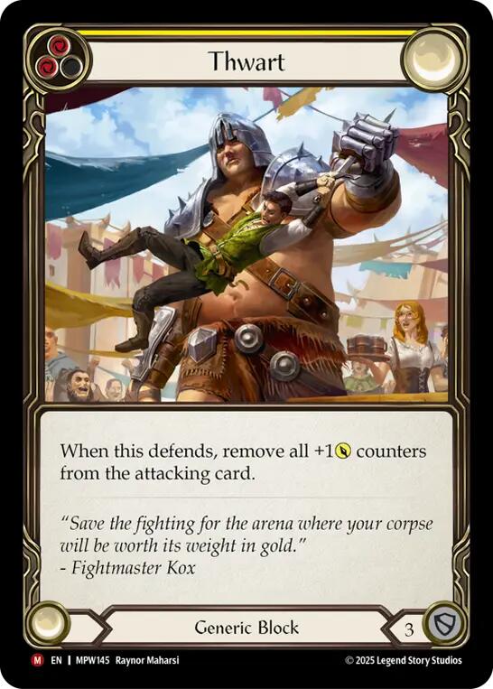 Thwart (Yellow) [MPW145] (Mastery Pack Warrior)