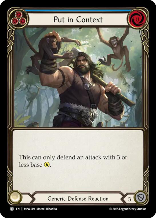 Put in Context (Blue) [MPW149] (Mastery Pack Warrior)