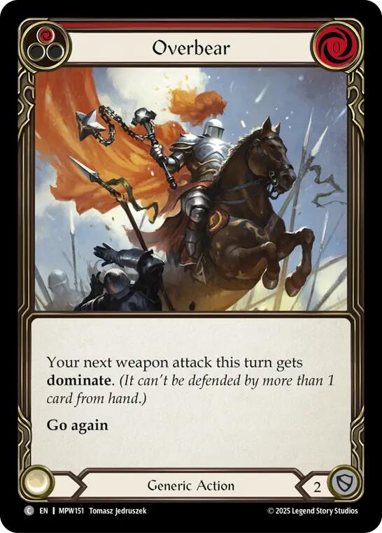 Overbear (Red) [MPW151] (Mastery Pack Warrior)