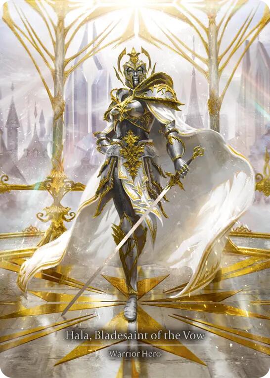 Hala, Bladesaint of the Vow (Marvel) [MPW003] (Mastery Pack Warrior)  Cold Foil