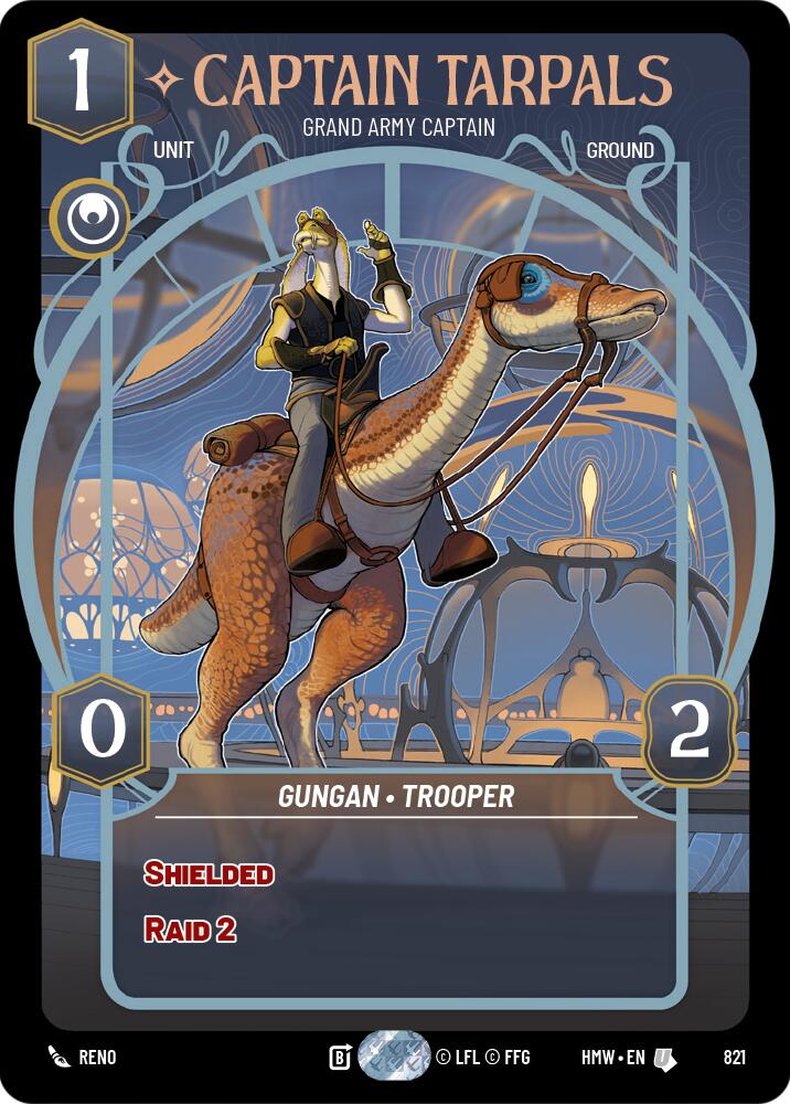 Captain Tarpals - Grand Army Captain (821) (Prestige) (821) [Homeworlds]