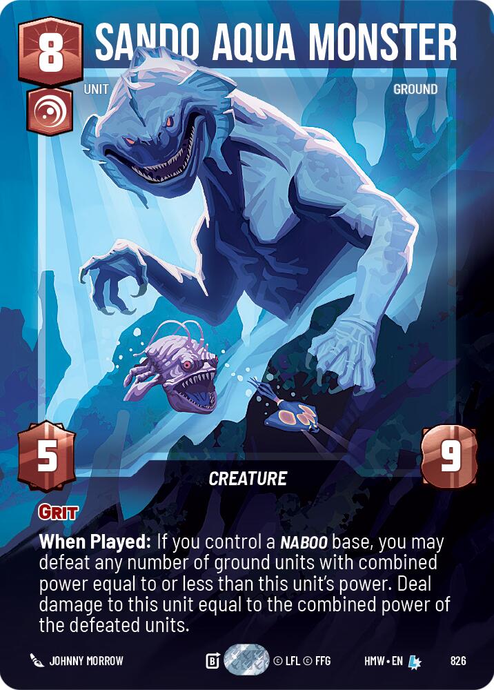 Sando Aqua Monster (826) (Prestige) (826) [Homeworlds]