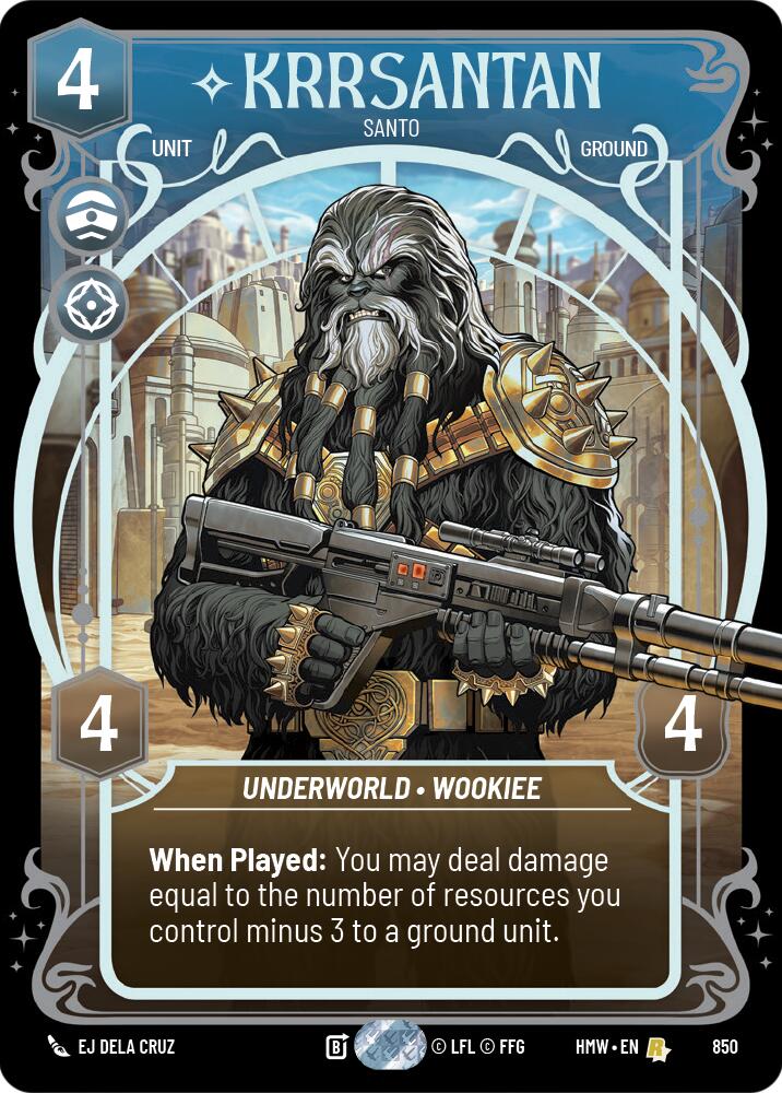 Krrsantan - Santo (850) (Prestige Foil) (850) [Homeworlds]