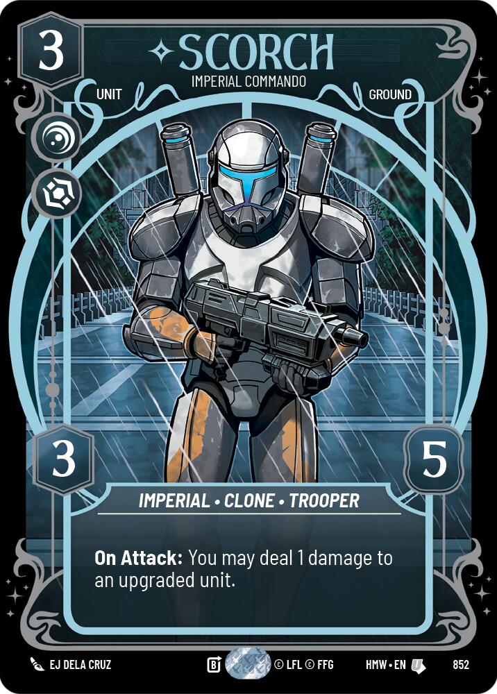 Scorch - Imperial Commando (852) (Prestige Foil) (852) [Homeworlds]
