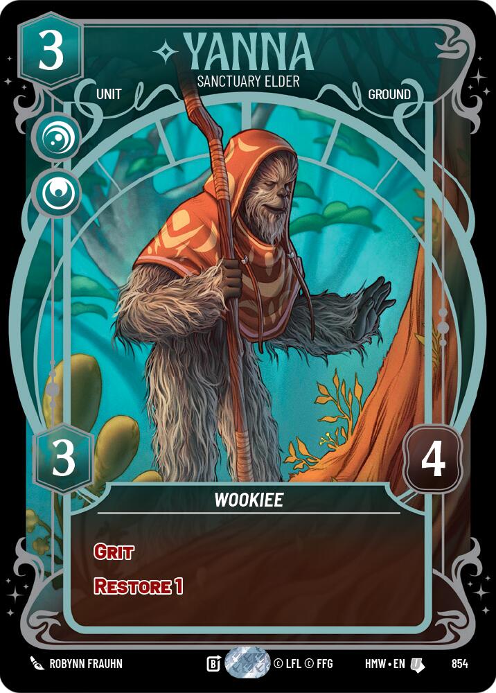 Yanna - Sanctuary Elder (854) (Prestige Foil) (854) [Homeworlds]
