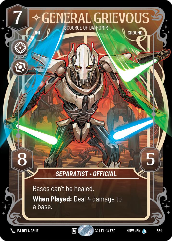 General Grievous - Scourge of Dathomir (864) (Prestige Foil) (864) [Homeworlds]