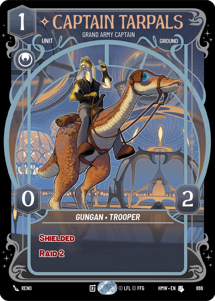 Captain Tarpals - Grand Army Captain (869) (Prestige Foil) (869) [Homeworlds]