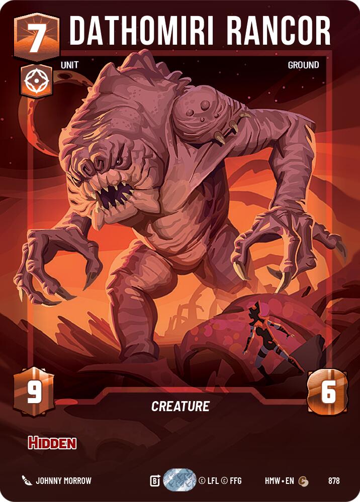 Dathomiri Rancor (878) (Prestige Foil) (878) [Homeworlds]