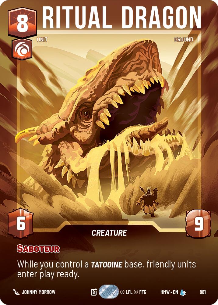Ritual Dragon (881) (Prestige Foil) (881) [Homeworlds]