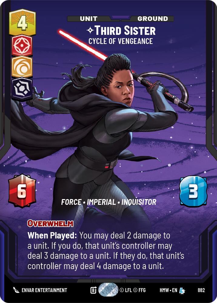 Third Sister - Cycle of Vengeance (882) (Prestige Foil) (882) [Homeworlds]