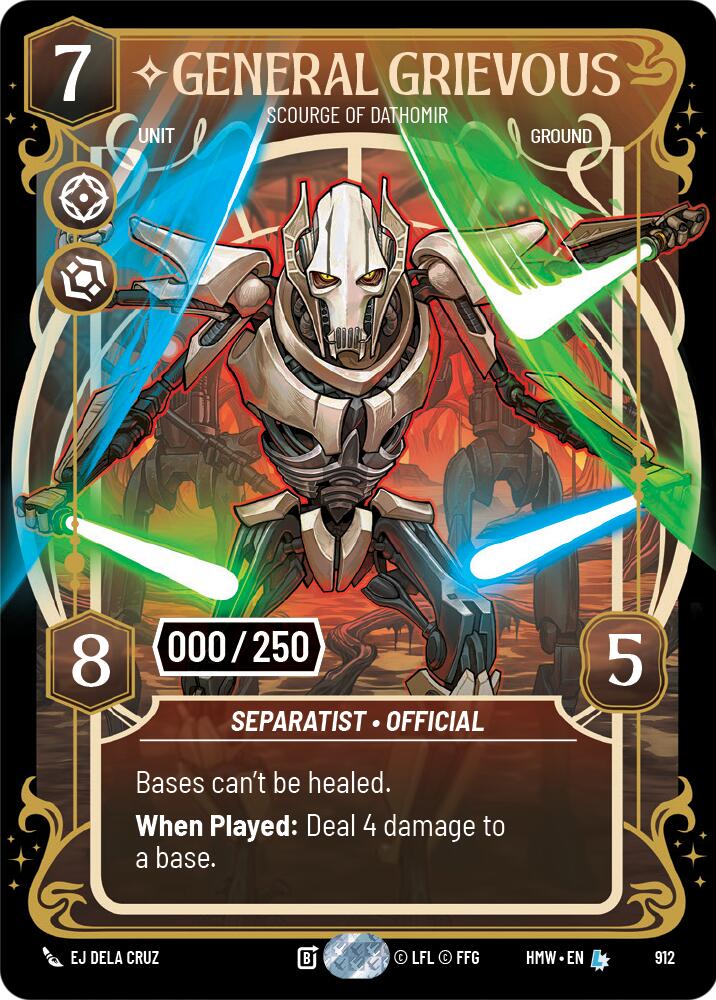 General Grievous - Scourge of Dathomir (912) (Serialized) (912) [Homeworlds]