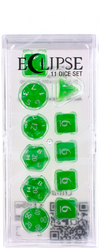 Ultra PRO: 11-Dice Set - Eclipse (Lime Green)