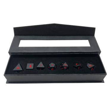 Ultra PRO: Heavy Metal Dice - 7-Dice Set (Dungeons & Dragons)