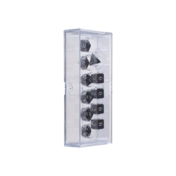 Ultra PRO: 11-Dice Set - Eclipse (Jet Black)