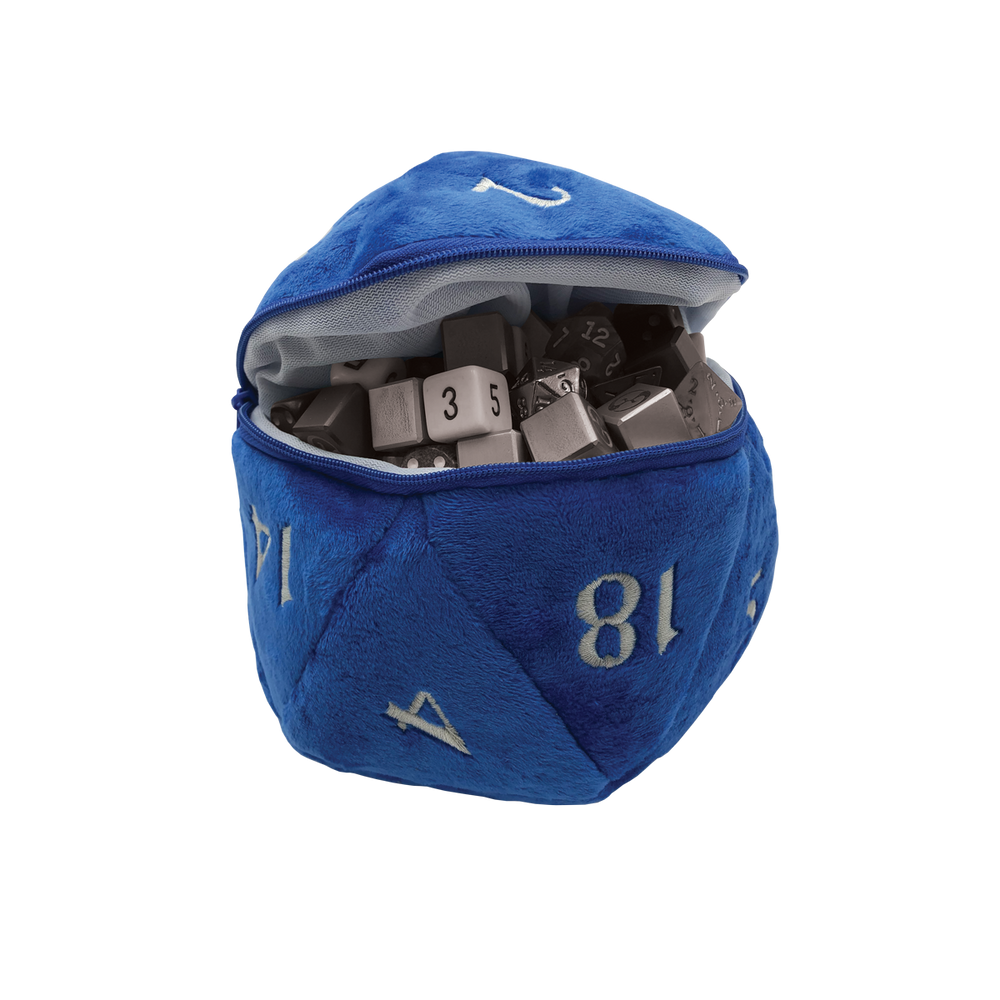 Ultra PRO: Dice Bag - Plush D20 (Blue)