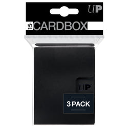 Ultra PRO: 15+ Card Box 3-Pack - Black