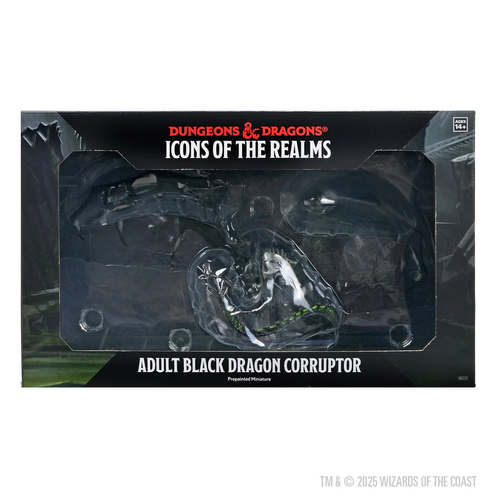 D&D:Icons of the Realms: Adult Black Dragon Corrupter