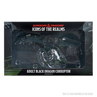 D&D:Icons of the Realms: Adult Black Dragon Corrupter
