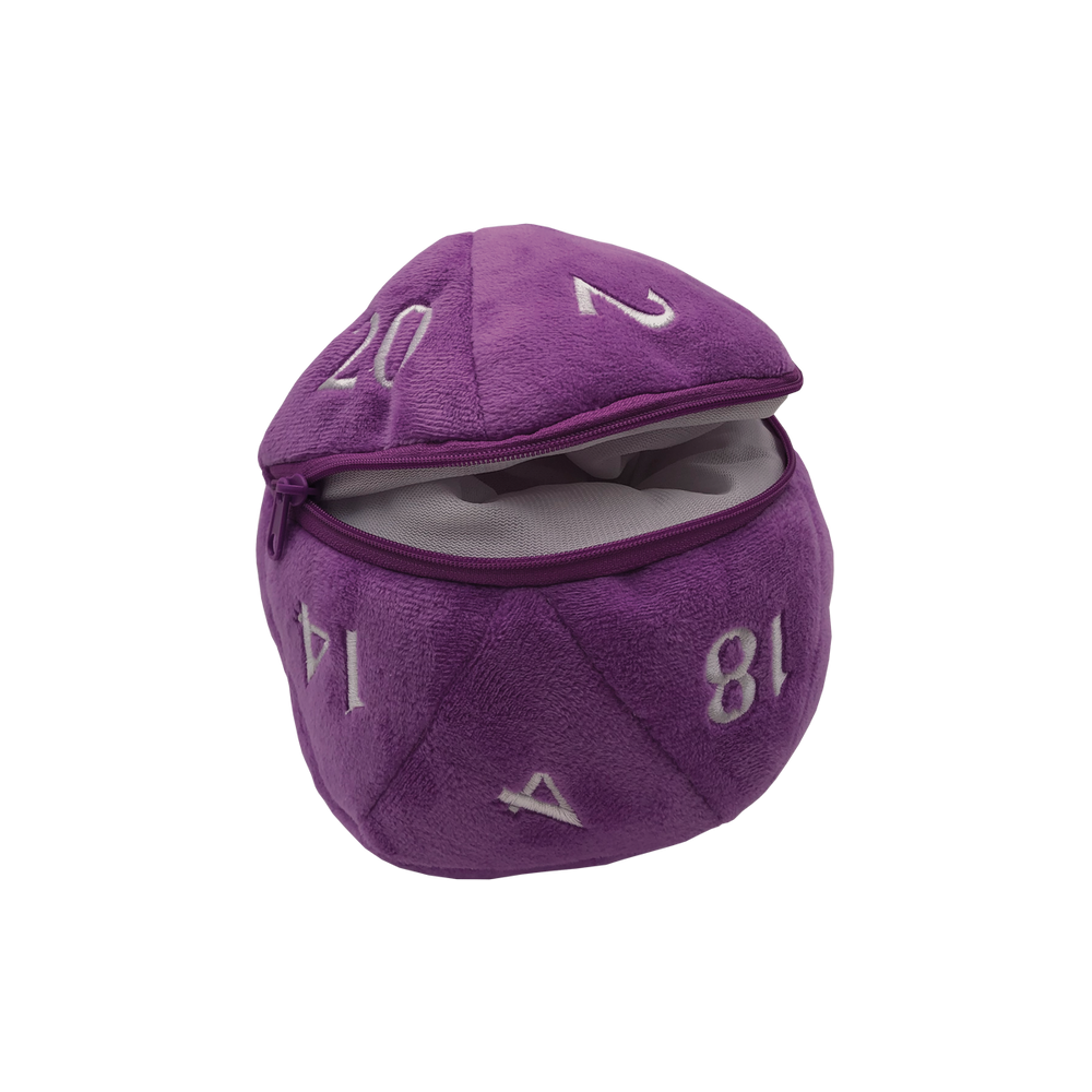 Ultra PRO: Dice Bag - Plush D20 (Purple)