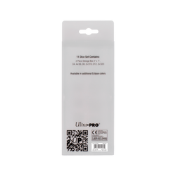 Ultra PRO: 11-Dice Set - Eclipse (Arctic White)