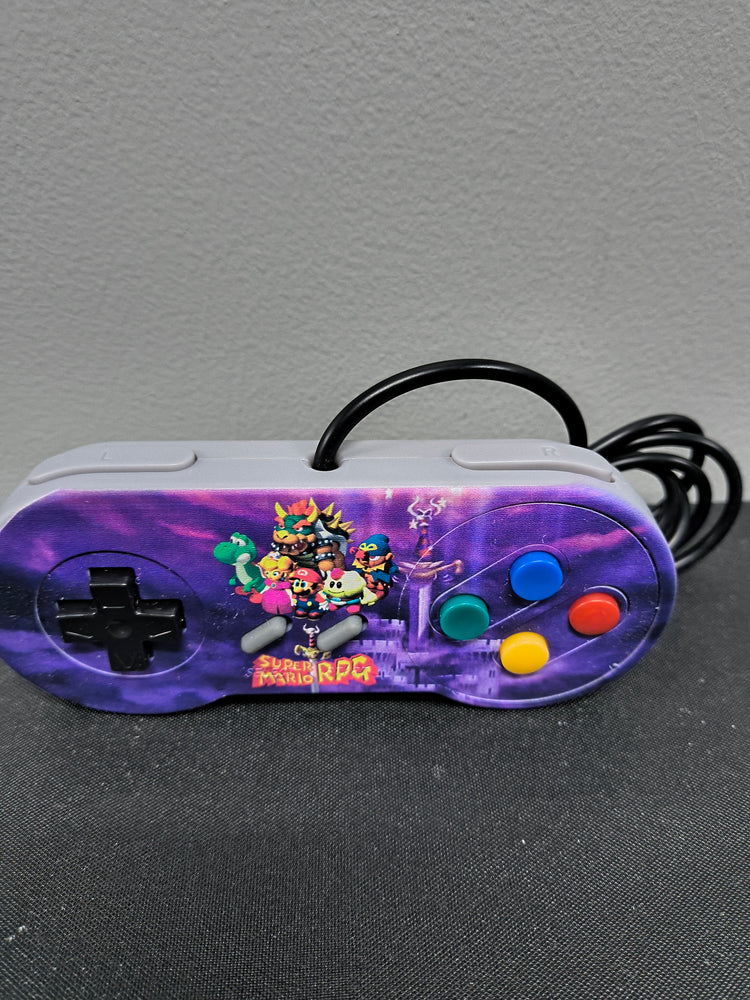 UV Printed SNES controller (Mario RPG, Wired)