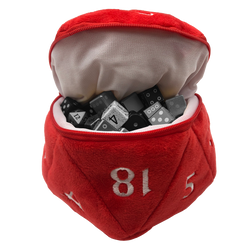 Ultra PRO: Dice Bag - Plush D20 (Red)