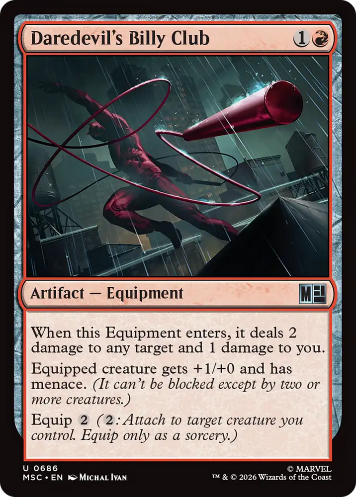 Daredevil's Billy Club [Marvel Super Heroes Commander]
