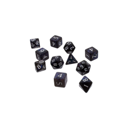 Ultra PRO: 11-Dice Set - Eclipse (Jet Black)
