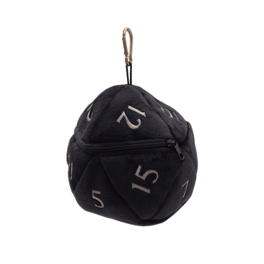 Ultra PRO: Dice Bag - Plush D20 (Black)