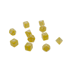Ultra PRO: 11-Dice Set - Eclipse (Lemon Yellow)