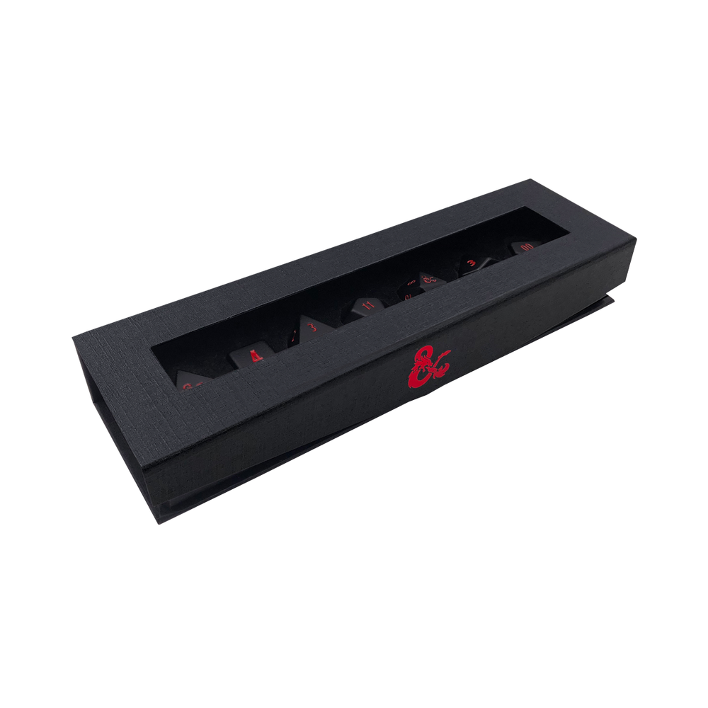 Ultra PRO: Heavy Metal Dice - 7-Dice Set (Dungeons & Dragons)