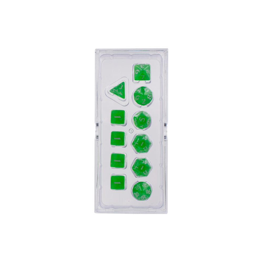 Ultra PRO: 11-Dice Set - Eclipse (Lime Green)