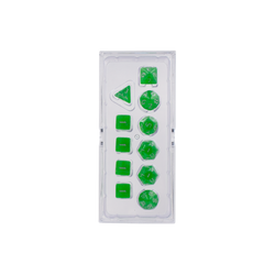 Ultra PRO: 11-Dice Set - Eclipse (Lime Green)