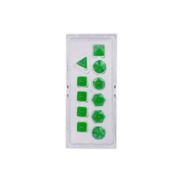 Ultra PRO: 11-Dice Set - Eclipse (Lime Green)