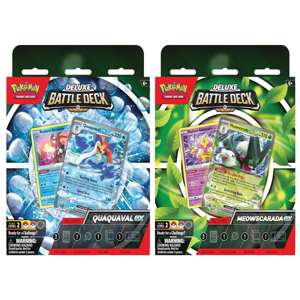 Deluxe battle decks Meowscarada ex / Quaquaval ex