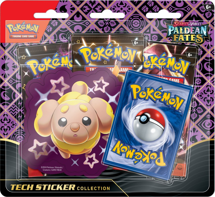 Pokemon Scarlet & Violet Paldean Fates (4.5) Tech Sticker Collection