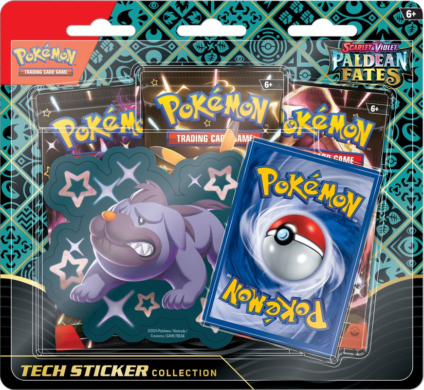 Pokemon Scarlet & Violet Paldean Fates (4.5) Tech Sticker Collection