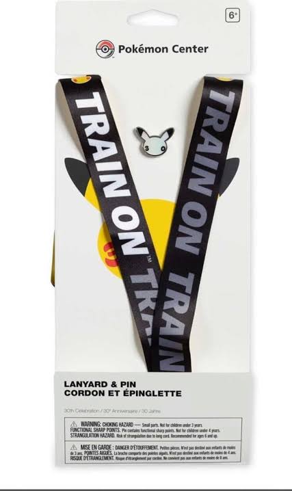 Pokemon Lanyard and Pin