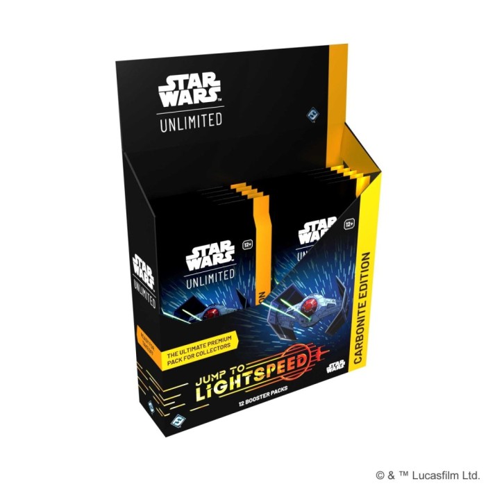 Star Wars: Unlimited - Jump to Lightspeed Carbonite Booster 4-Box Case (PRE-ORDER)