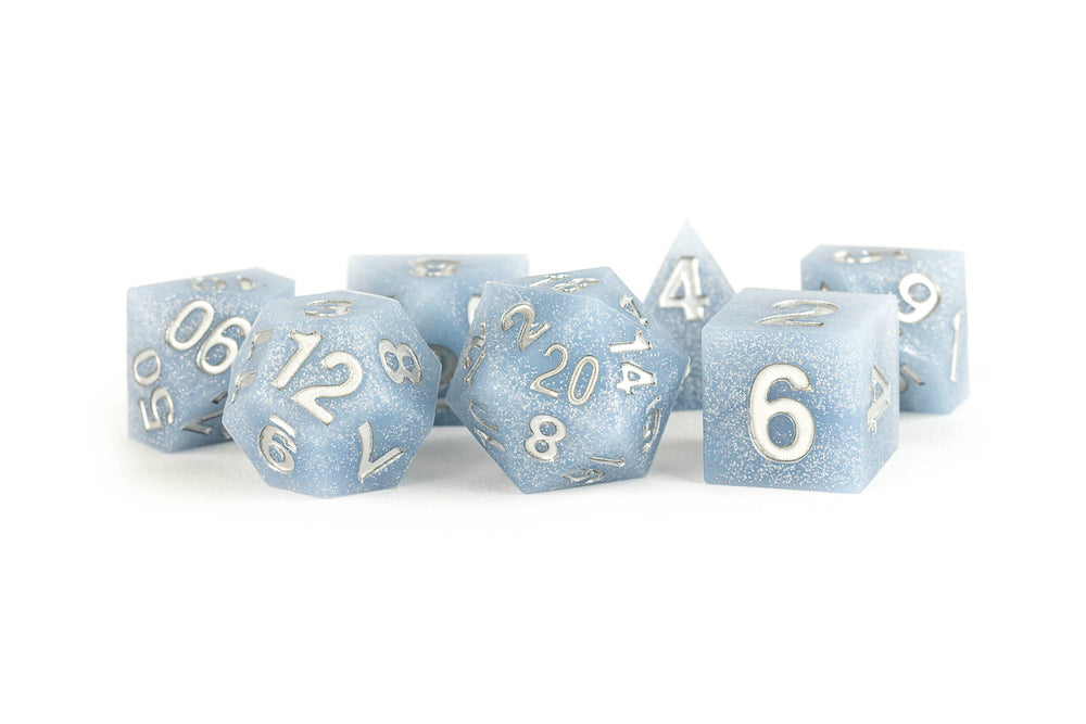 Sharp Edge Silicone Rubber Dice Set